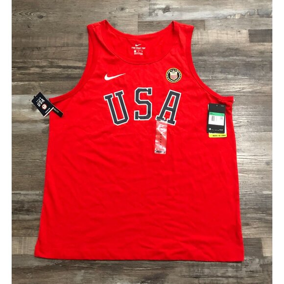 Nike USA Olympic Team Basketball Jersey Mens XL New with Tags Embroidered - Picture 1 of 6